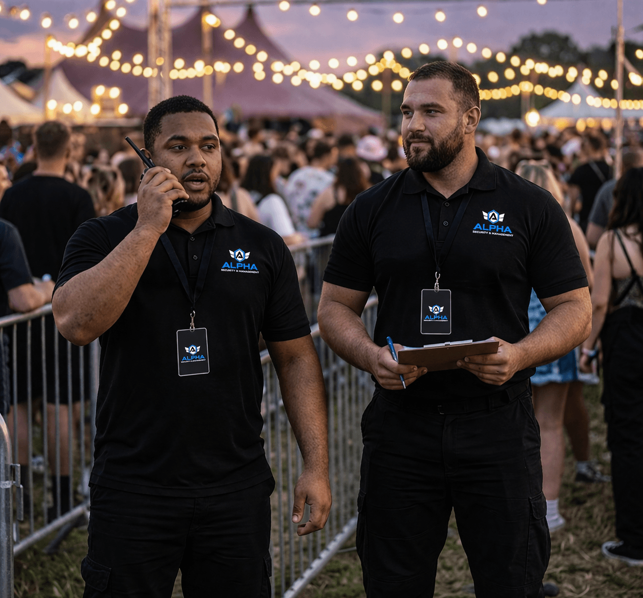 Alpha crowd-control team at a Sydney event